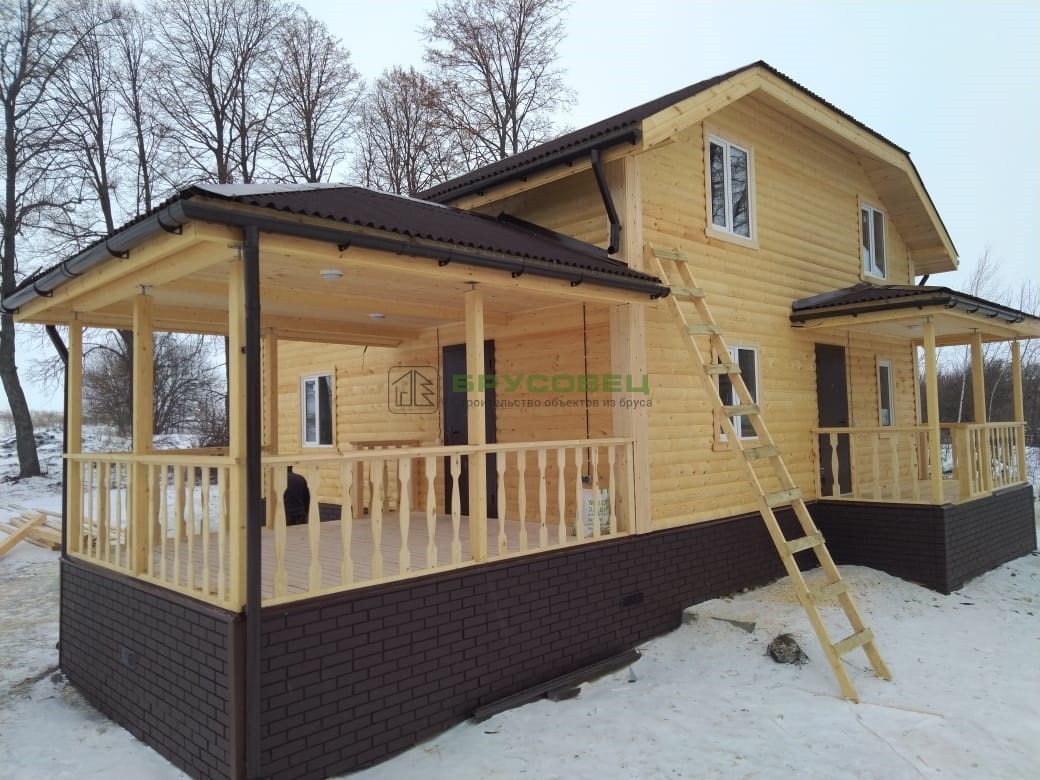 Дом по проекту «Алитус» 8×12 м (под ключ)